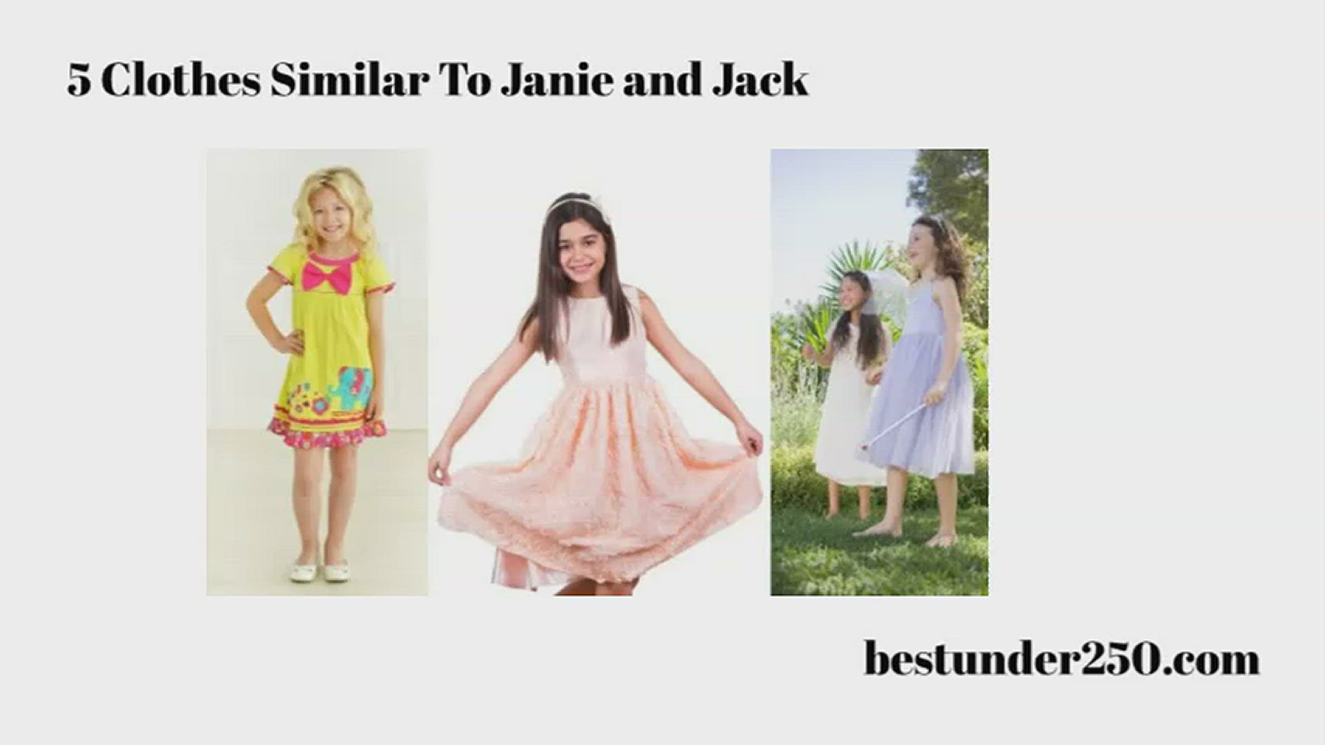 Video thumbnail for 5 Clothes Similar To Janie and Jack