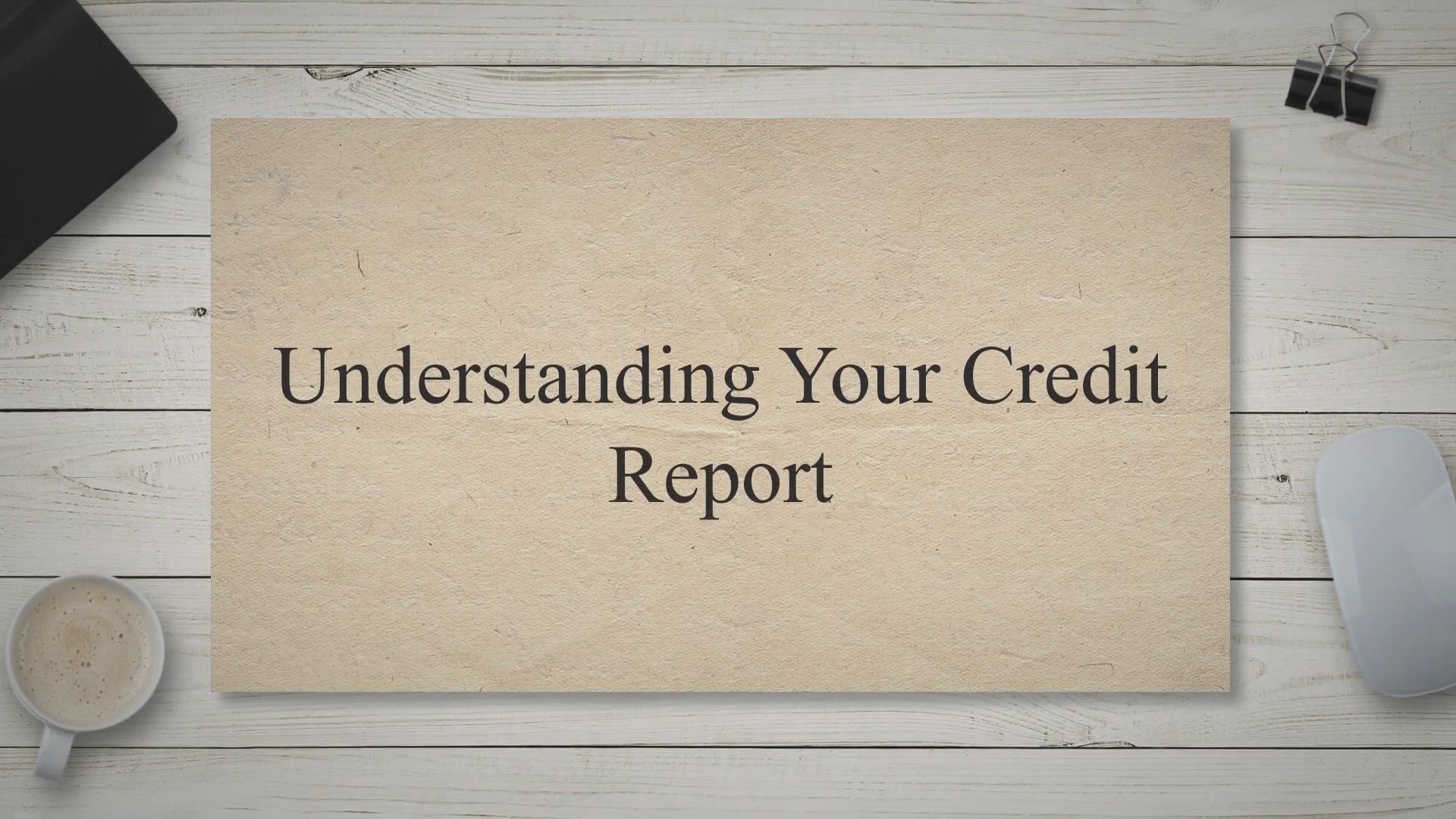 'Video thumbnail for Understanding Your Credit Report'