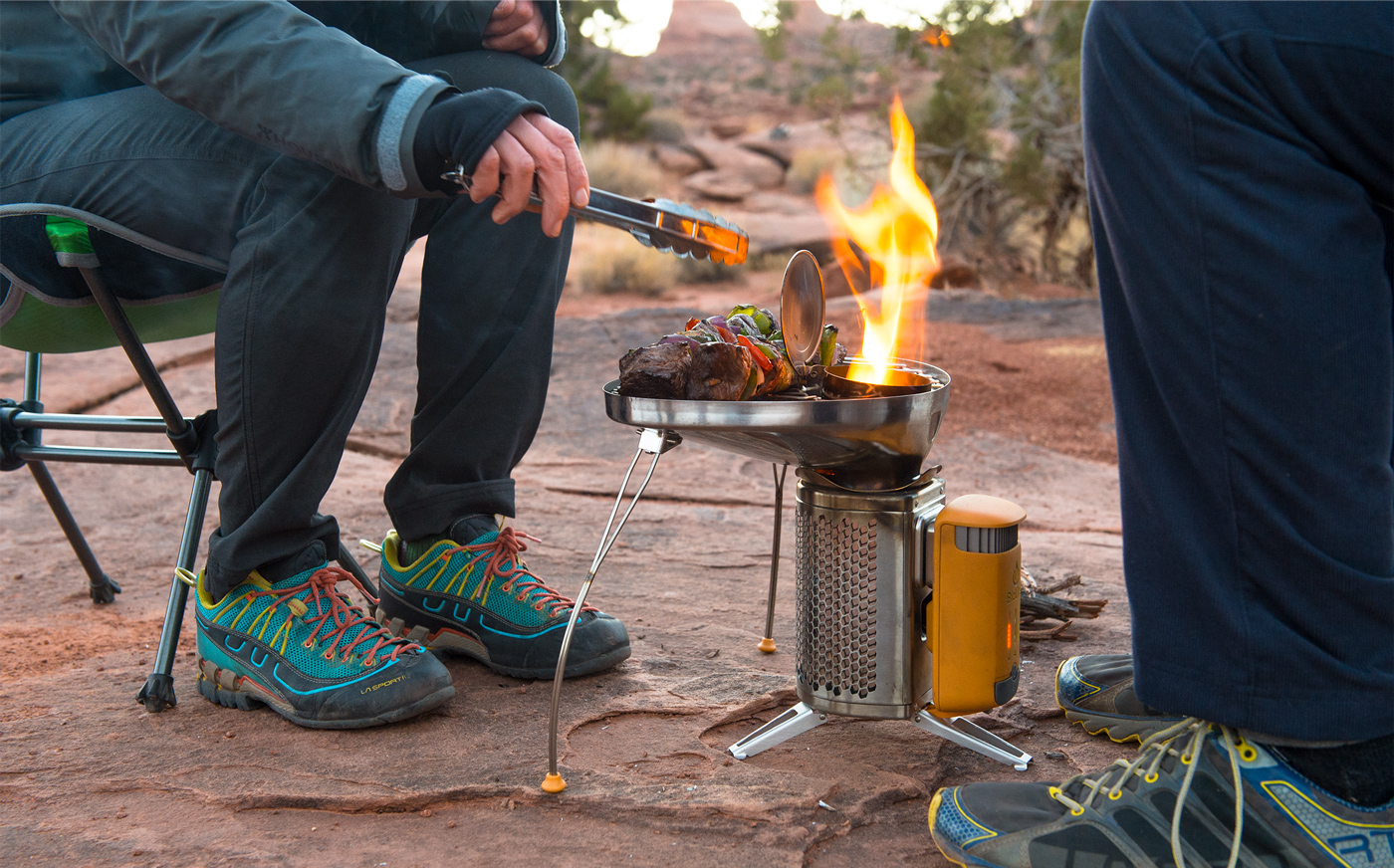 'Video thumbnail for Biolite Campstove 2 Converts Energy To Charge USB Devices'