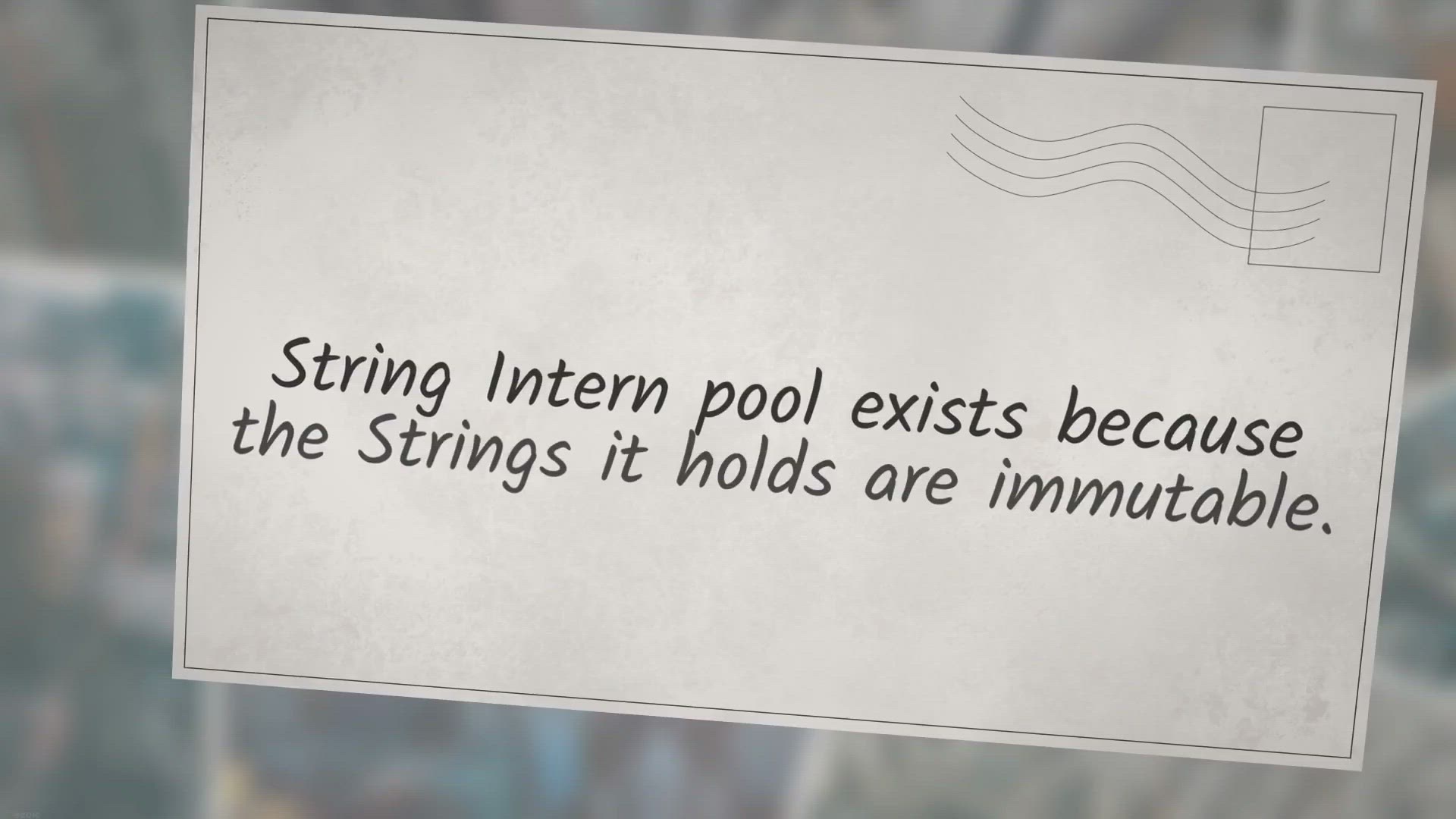 Video thumbnail for Why is String immutable in java?