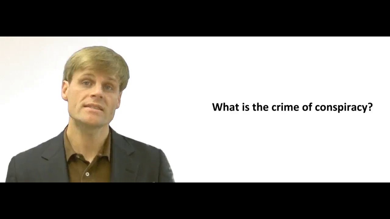 'Video thumbnail for Conspiracy as a Criminal Charge'