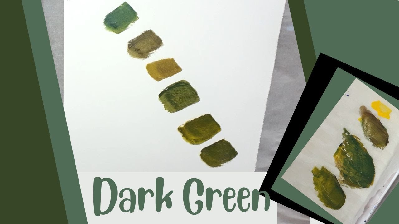 Video thumbnail for 3 Easy Ways to Make Dark Green Acrylic Paint Color