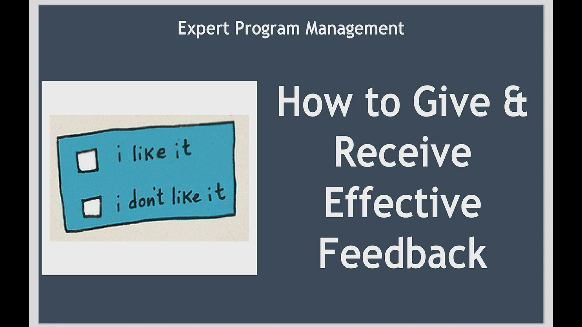 'Video thumbnail for How to Give Effective Feedback'