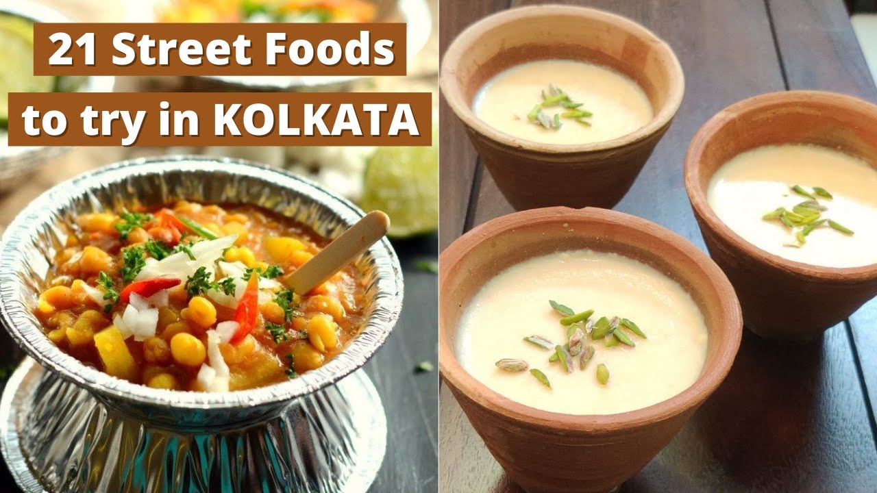 'Video thumbnail for 21 Street foods of Kolkata | Churmur, Misti Dohi and more'