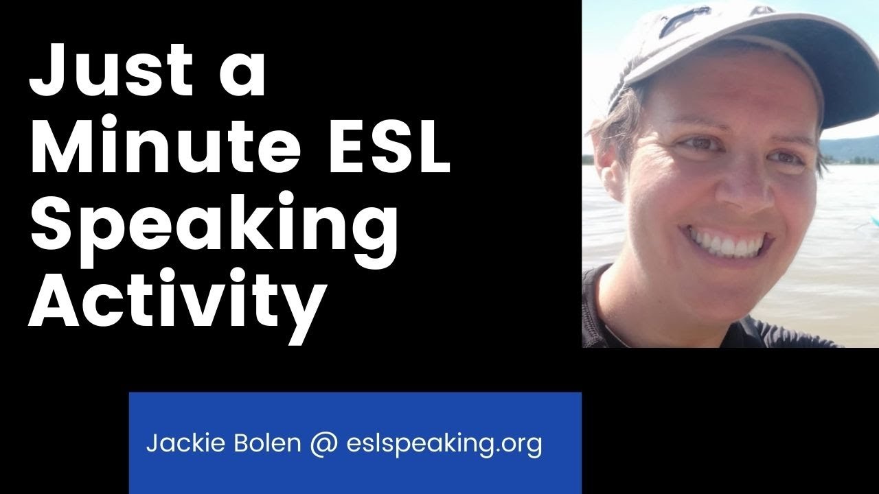 'Video thumbnail for Just a Minute ESL Speaking Activity: Try out this Fun TEFL Speaking Warm-up Activity'