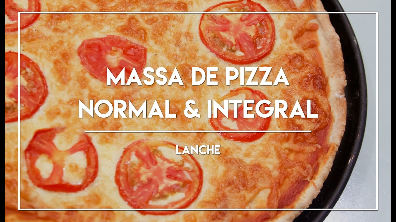 Video thumbnail for Como fazer Massa de Pizza Caseira com Farinha Branca e Integral