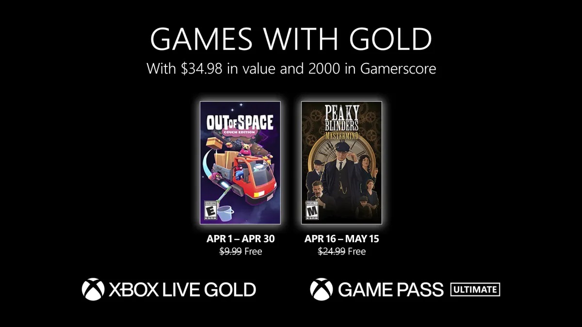 'Video thumbnail for Xbox Games with Gold April 2023 Lineup'