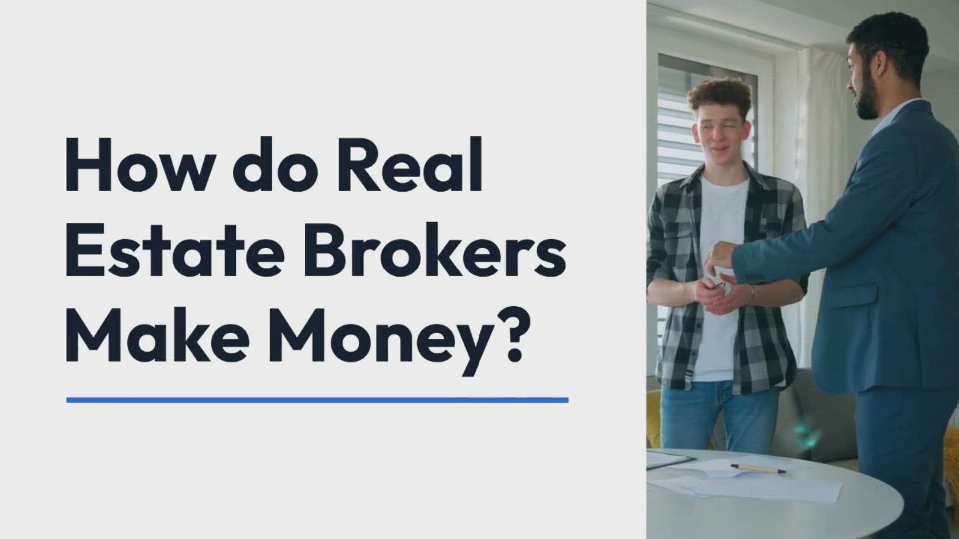 'Video thumbnail for How do Real Estate Brokers Makes Money '