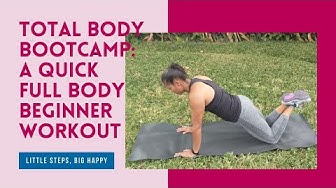 Video thumbnail for Total Body Bootcamp: A Quick Full Body Beginner Workout