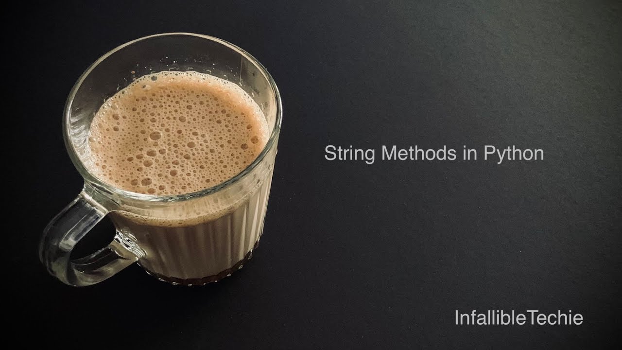 'Video thumbnail for String Methods in Python'