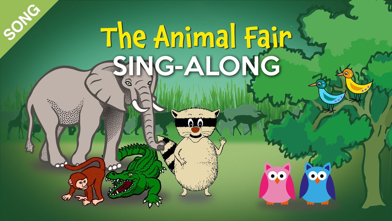 'Video thumbnail for The Animal Fair [SONG] | Nursery Rhymes Sing-Along'