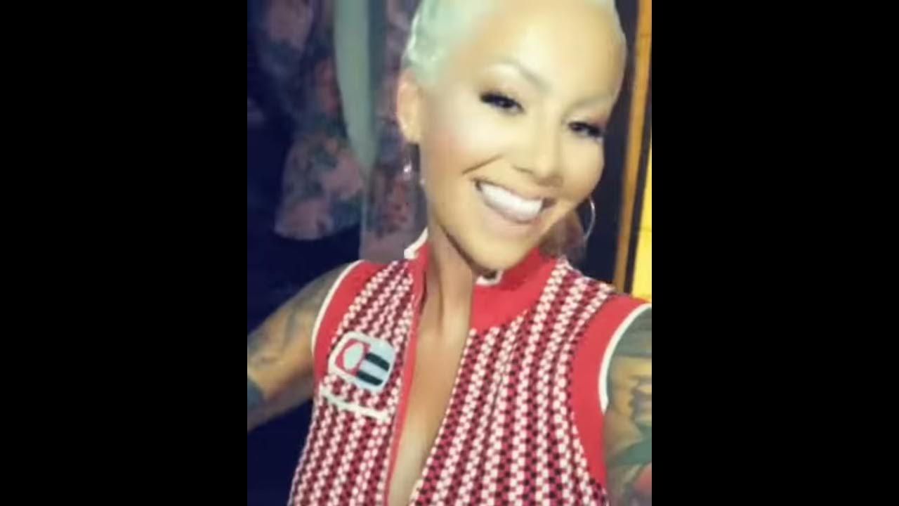 Video thumbnail for Amber Rose is back with long hair