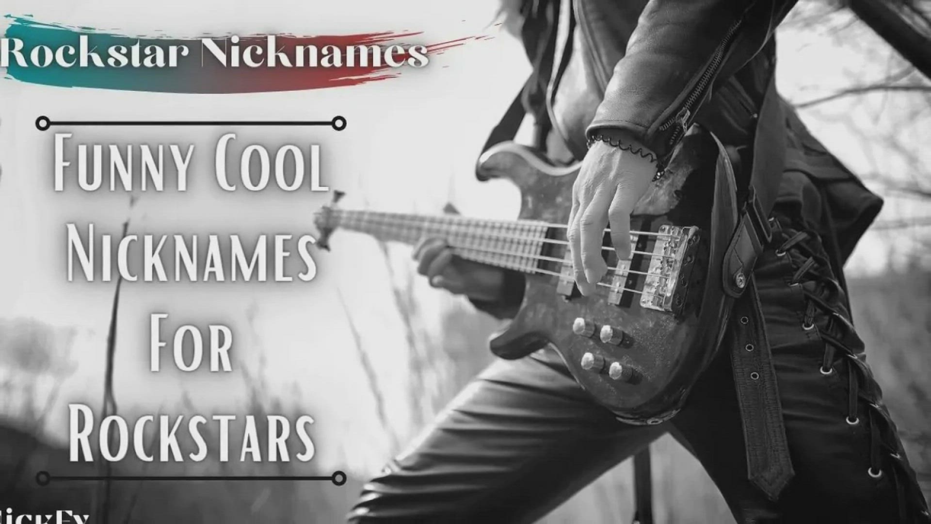 'Video thumbnail for Rockstar Nicknames | 202+ Rock Cool Nicknames For Rockstars'