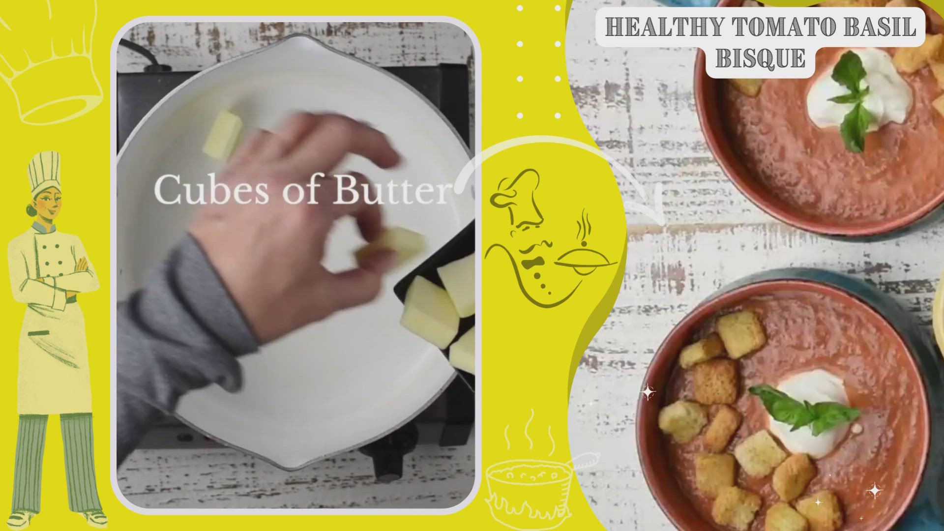 Video thumbnail for Healthy Tomato Basil Bisque