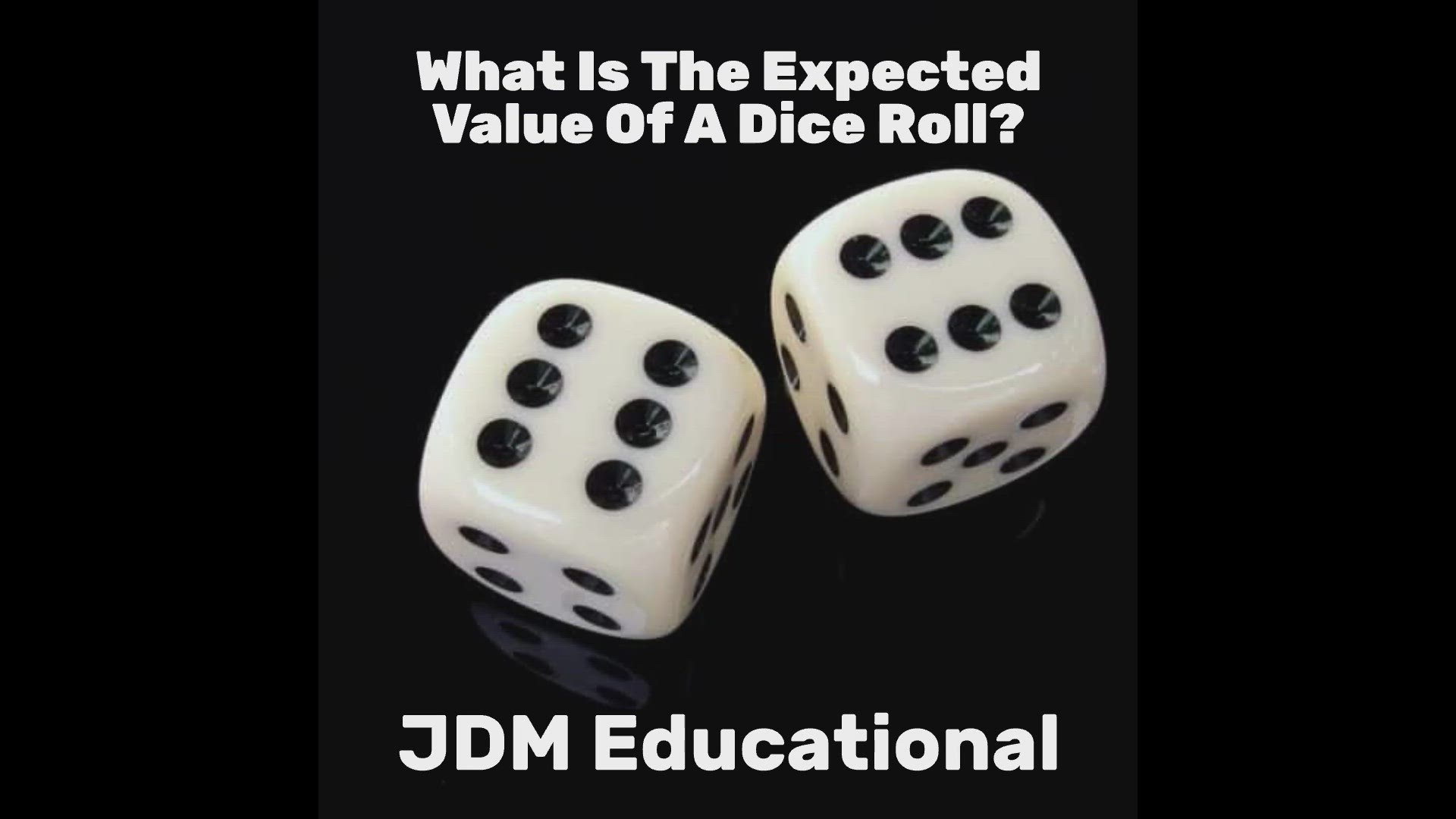 'Video thumbnail for What Is The Expected Value Of A Dice Roll?'
