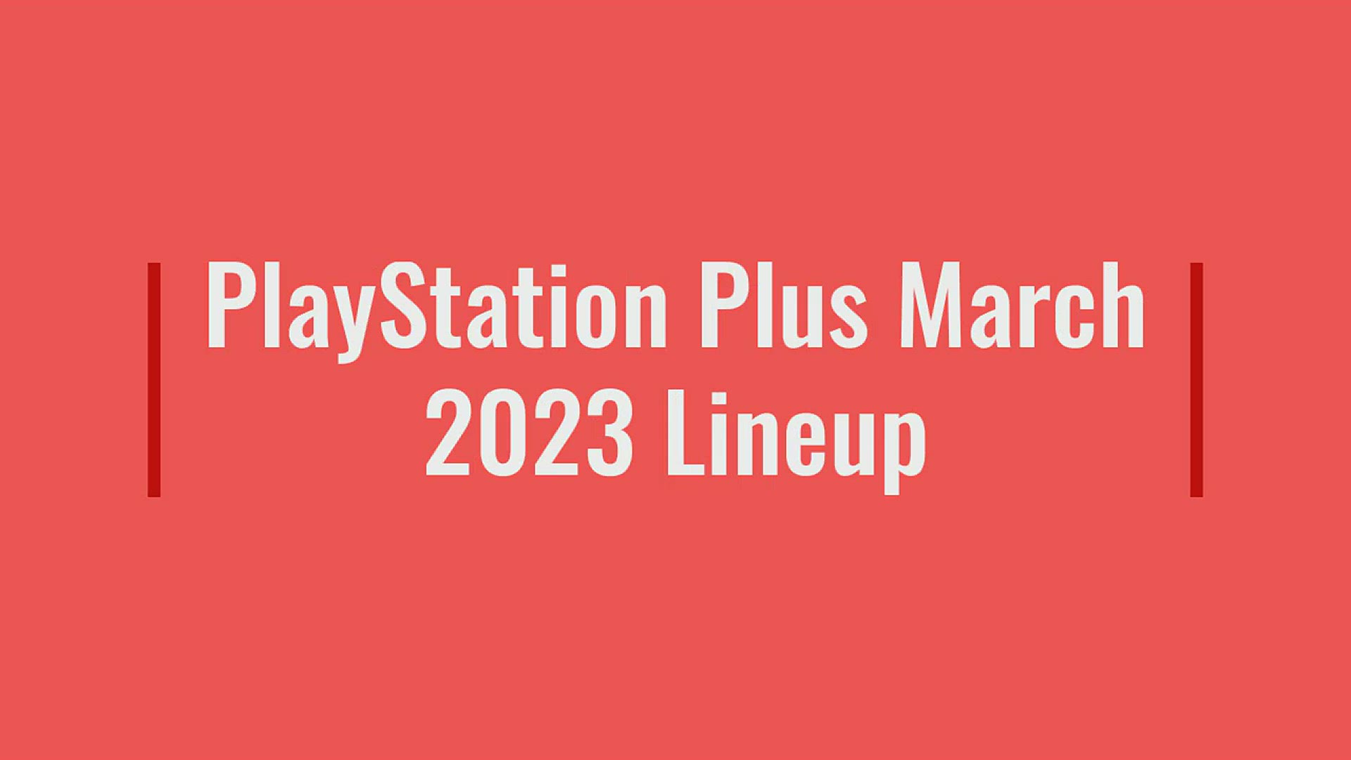 'Video thumbnail for PlayStation Plus March 2023 Lineup'