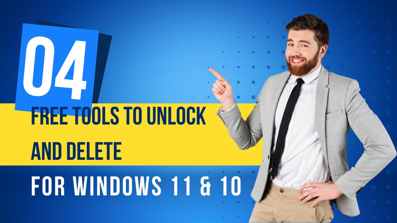 'Video thumbnail for How to Unlock and Delete Stubborn Files or Folders on Windows 11/10?'