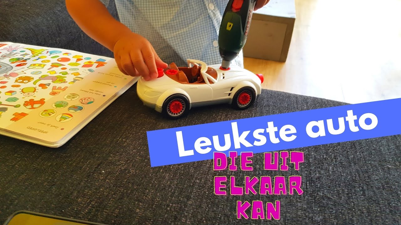 Video thumbnail for Speelgoed auto die je uit elkaar kunt halen