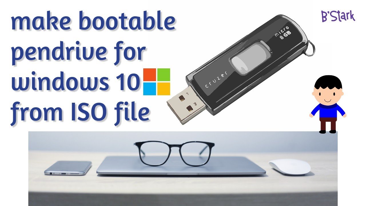 'Video thumbnail for how to make bootable pendrive for windows 10'