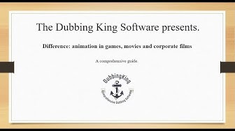 'Video thumbnail for Difference: Animation In Games, Movies And Corporate Films (Case Study)'