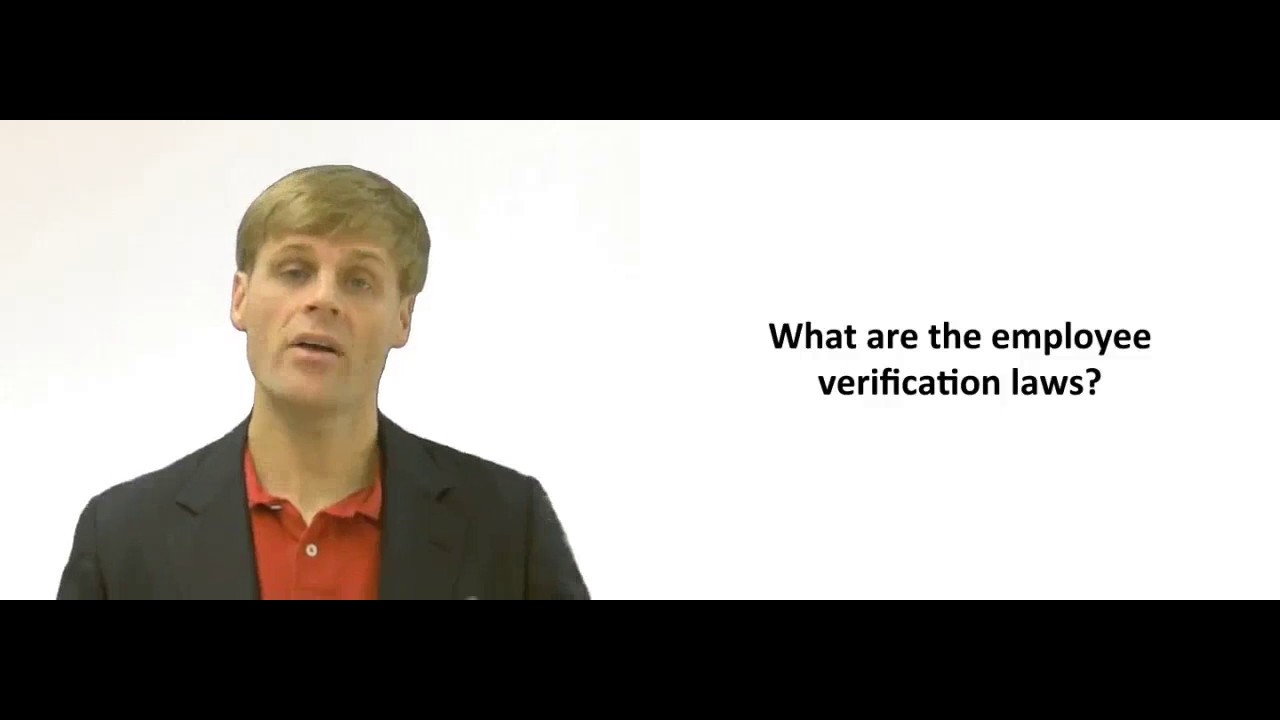 'Video thumbnail for Employment Verification Laws ( IRCA)'