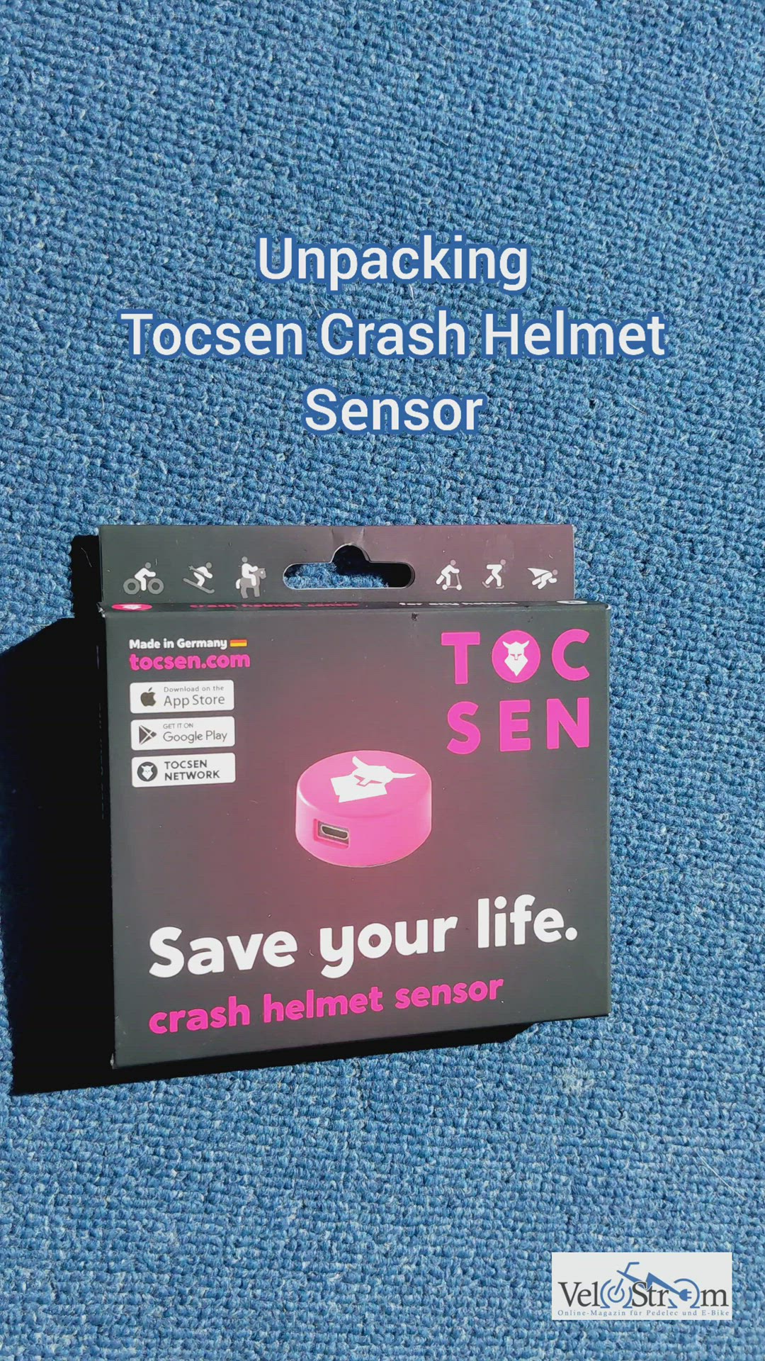 Video thumbnail for Unboxing Tocsen-Sturzsensor