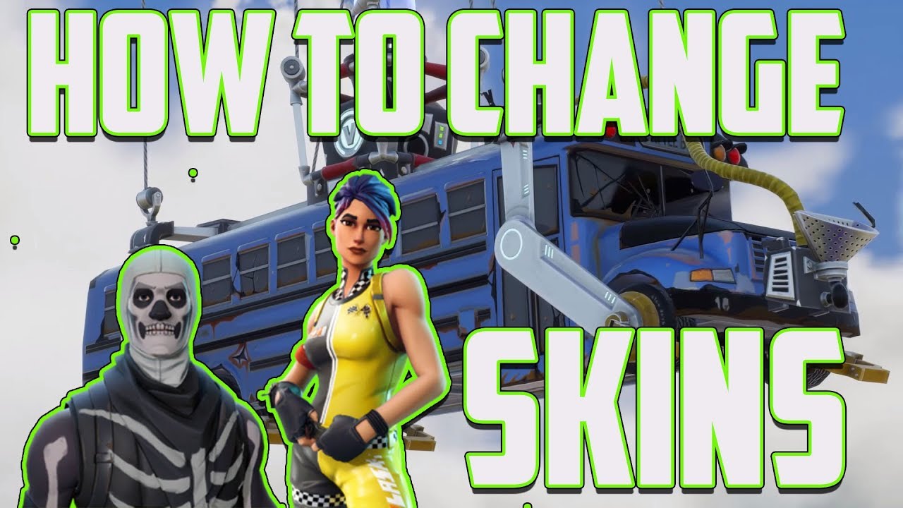 Video thumbnail for How to change your Skin on Fortnite Battle Royale (Customize Character)