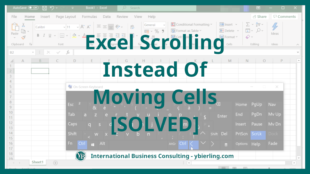 'Video thumbnail for Keyboard Arrows Moving Screen Instead Of Excel Cell Selection [SOLVED]'