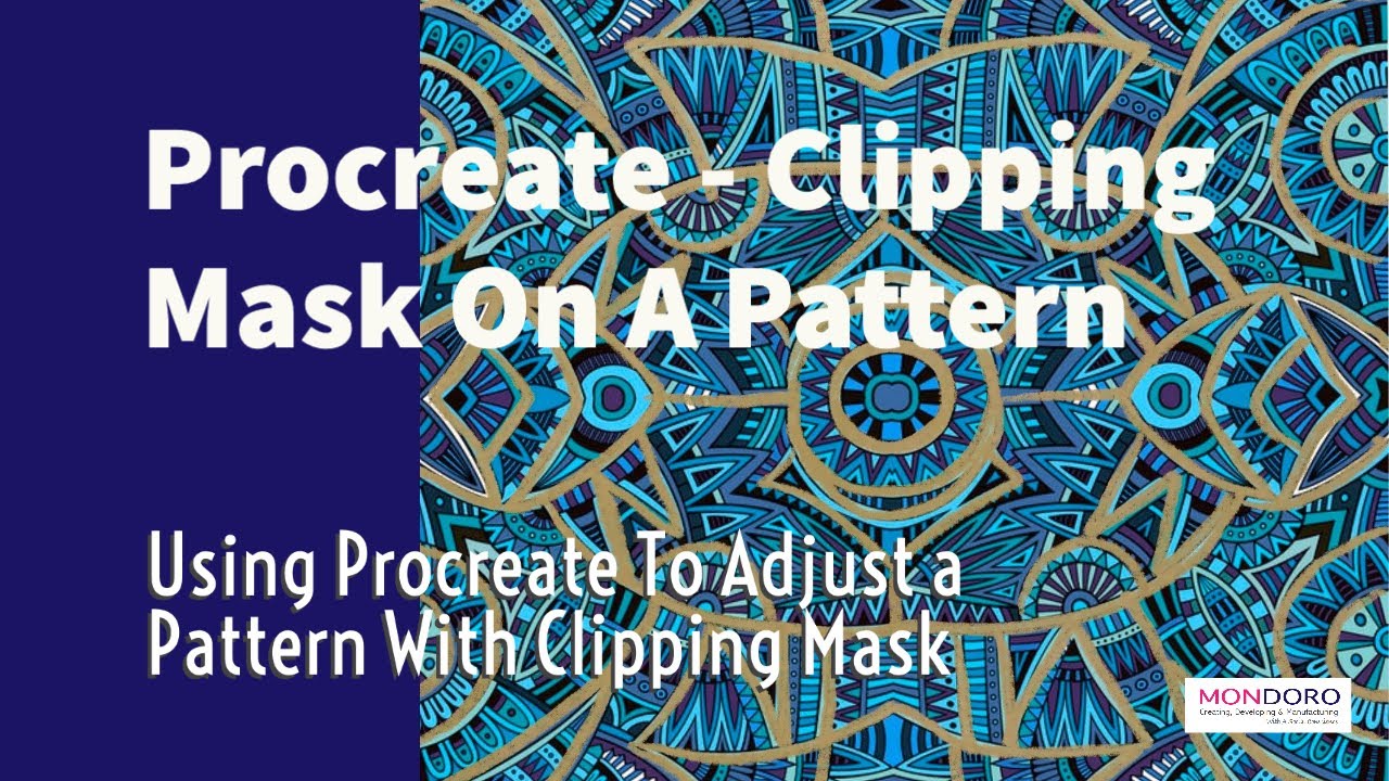 'Video thumbnail for Procreate - How To Use Clipping Mask on a Pattern or Design'