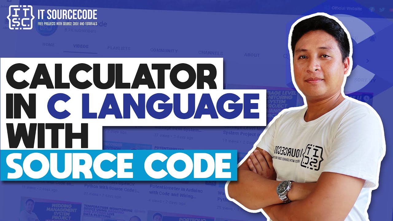 'Video thumbnail for Calculator in C Language with Source Code | C Language Projects with Source Code 2021'
