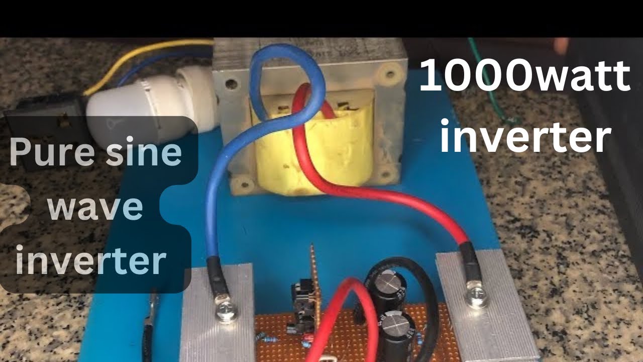 Video thumbnail for Best Half bridge 1000watt pure sine wave inverter project with pic12f683 (project v2.0) 2023