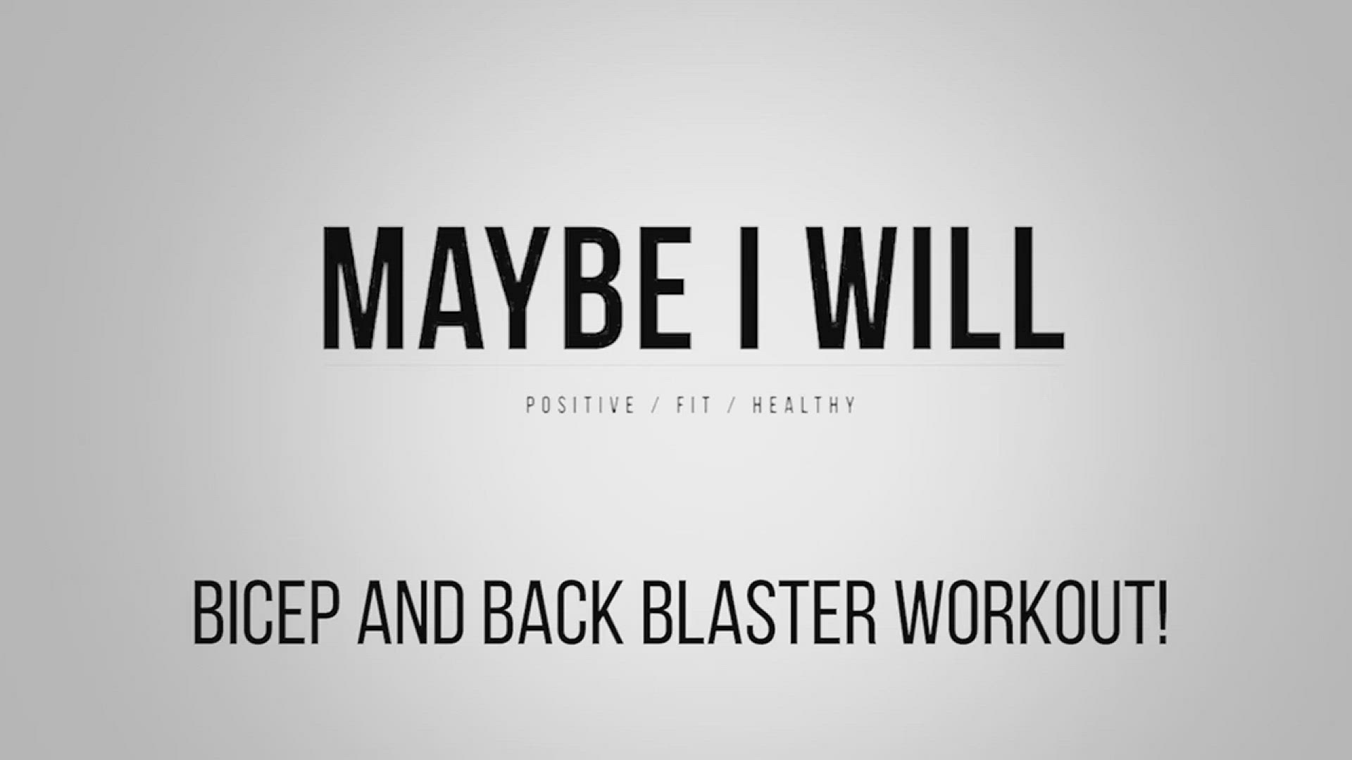 Video thumbnail for Back and Biceps Workout