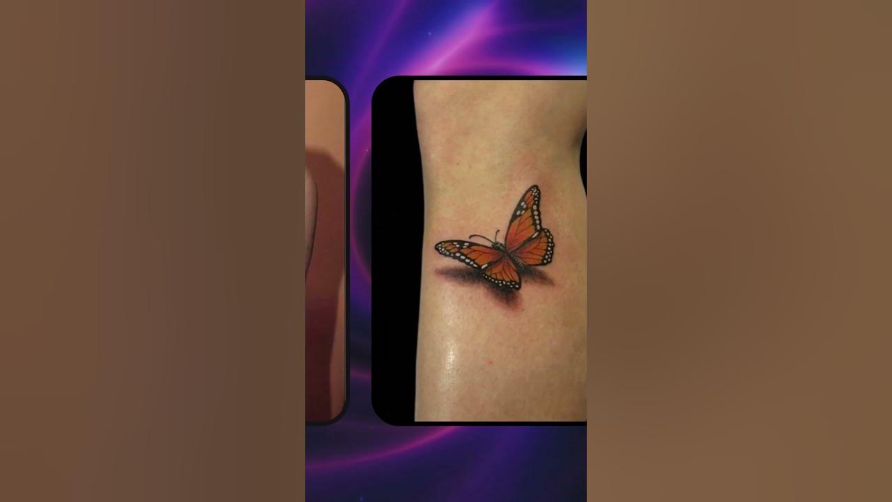 Video thumbnail for BEAUTIFUL 3D BUTTERFLY 🦋 TATTOOS | Scar Cover-Up Ideas | #Shorts
