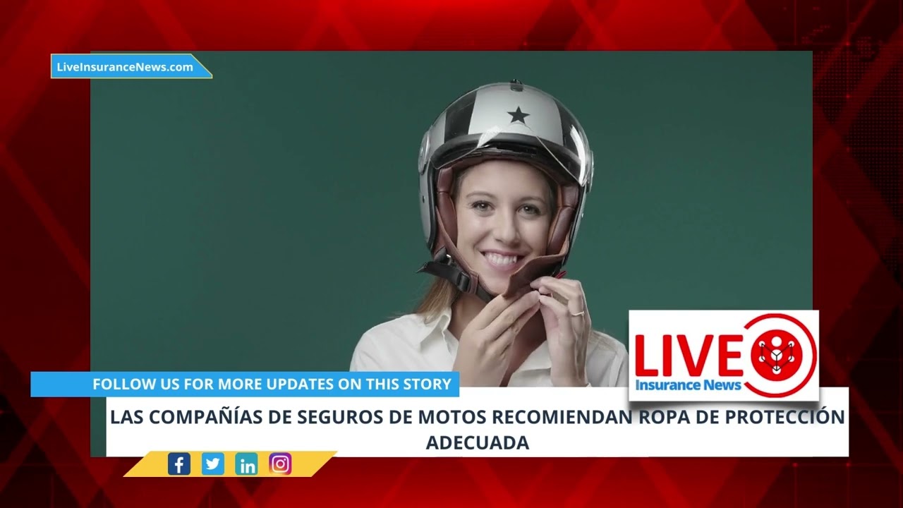 'Video thumbnail for Spanish - MOTORCYCLE INSURANCE COMPANIES RECOMMEND ADEQUATE PROTECTIVE CLOTHING'