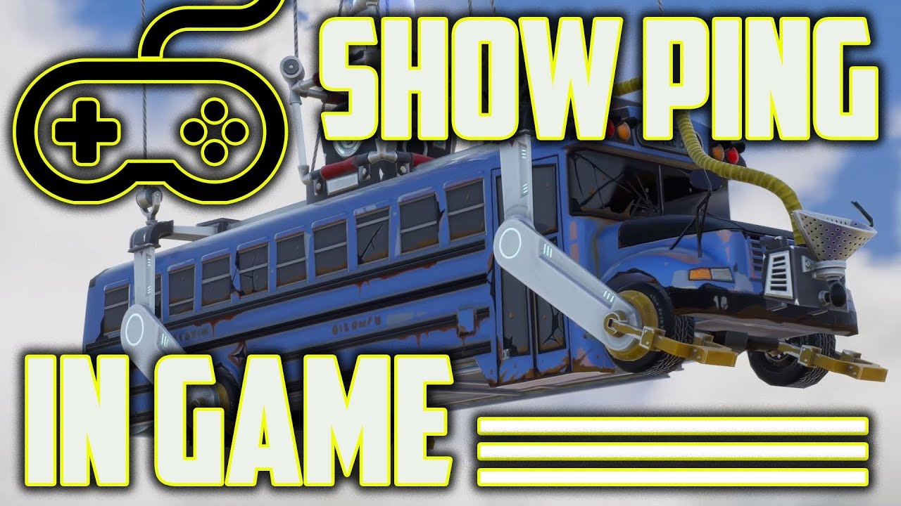 Video thumbnail for See Fortnite Ping & Lag in Game!