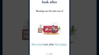 Video thumbnail for Look after meaning | look after sentences | Common English Idioms #shorts