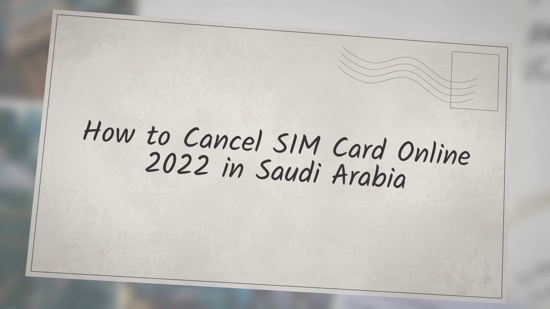 Video thumbnail for How to Cancel SIM Card Online 2022 in Saudi Arabia