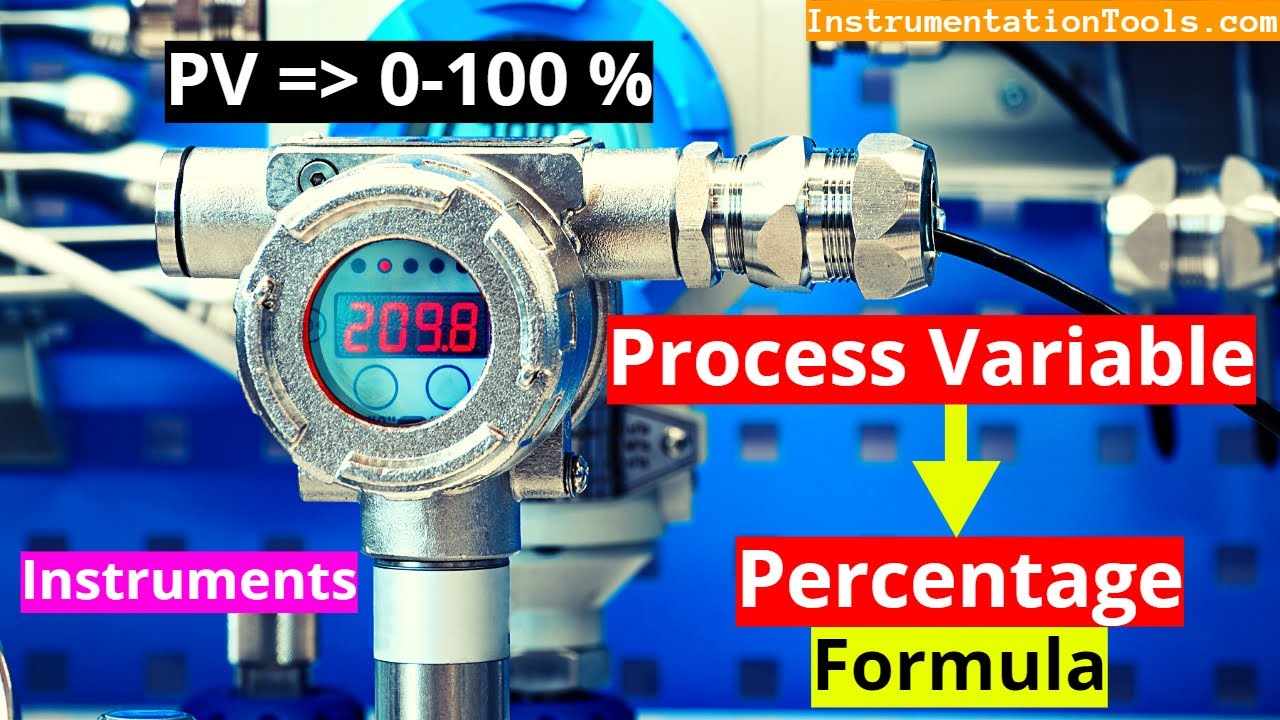'Video thumbnail for Instrument Process Variable to Percentage Conversion Formula - Instrumentation Formulas'