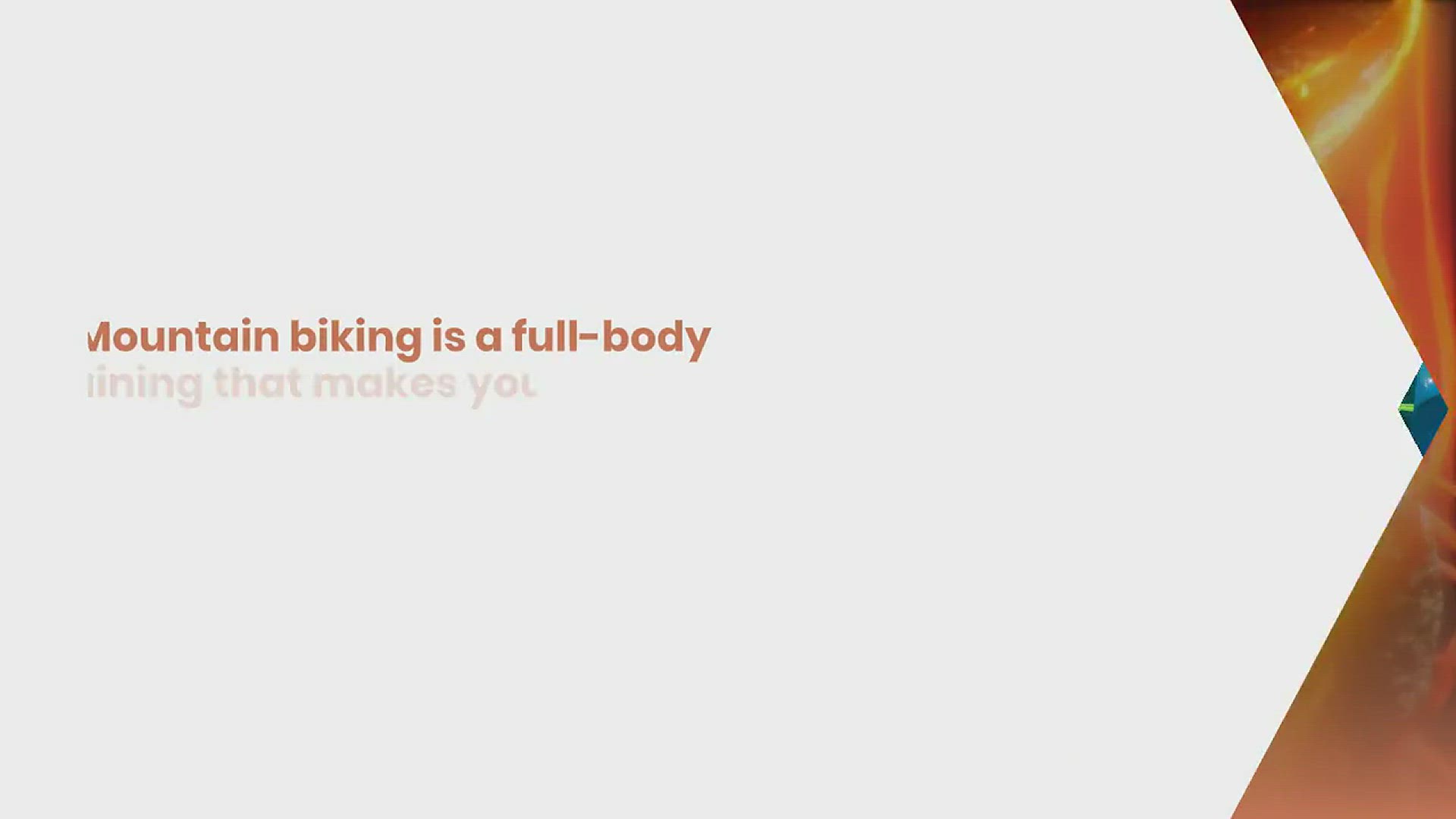 Video thumbnail for MTB Benefits