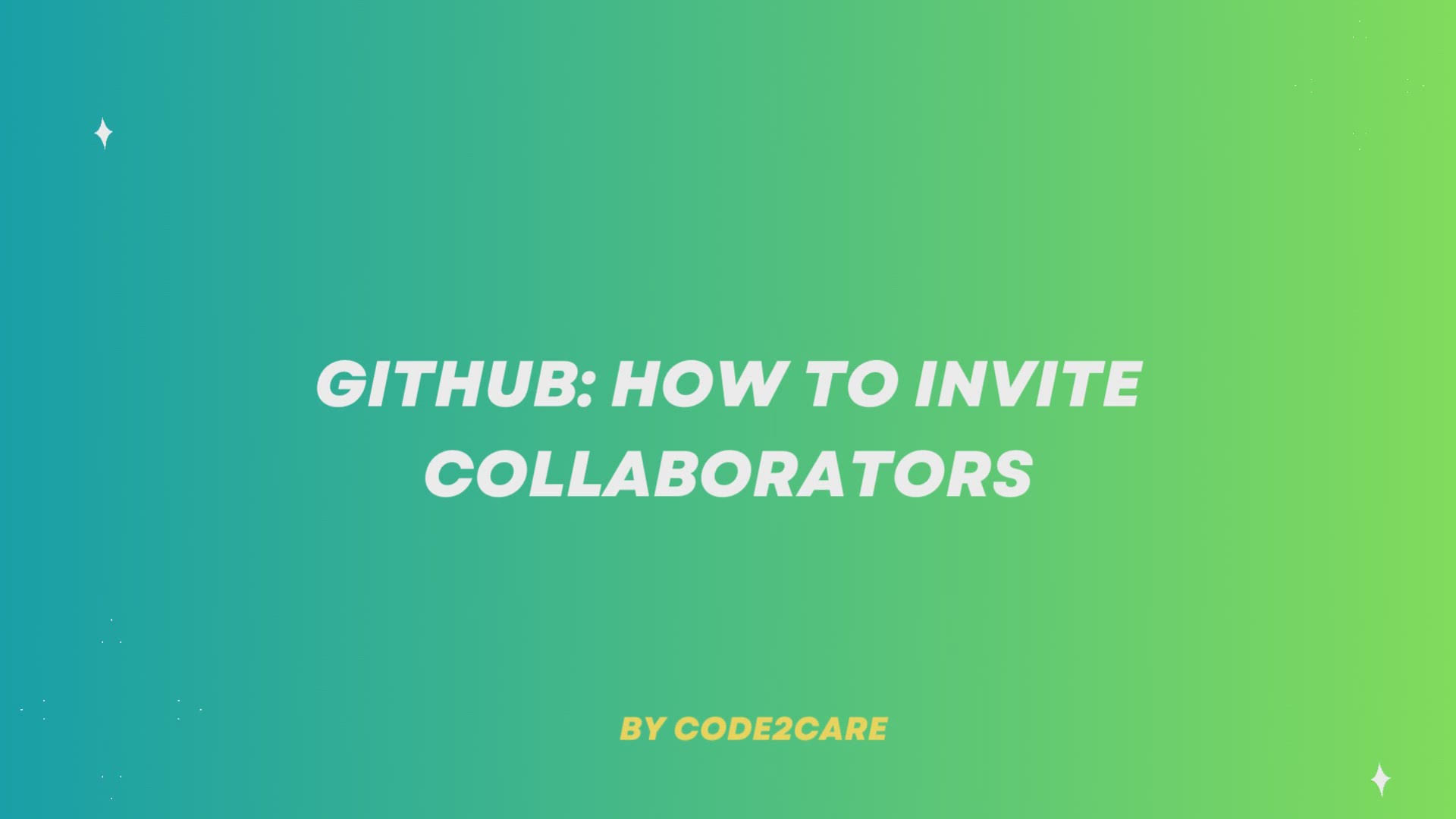 'Video thumbnail for Github How to Invite Collaborators'