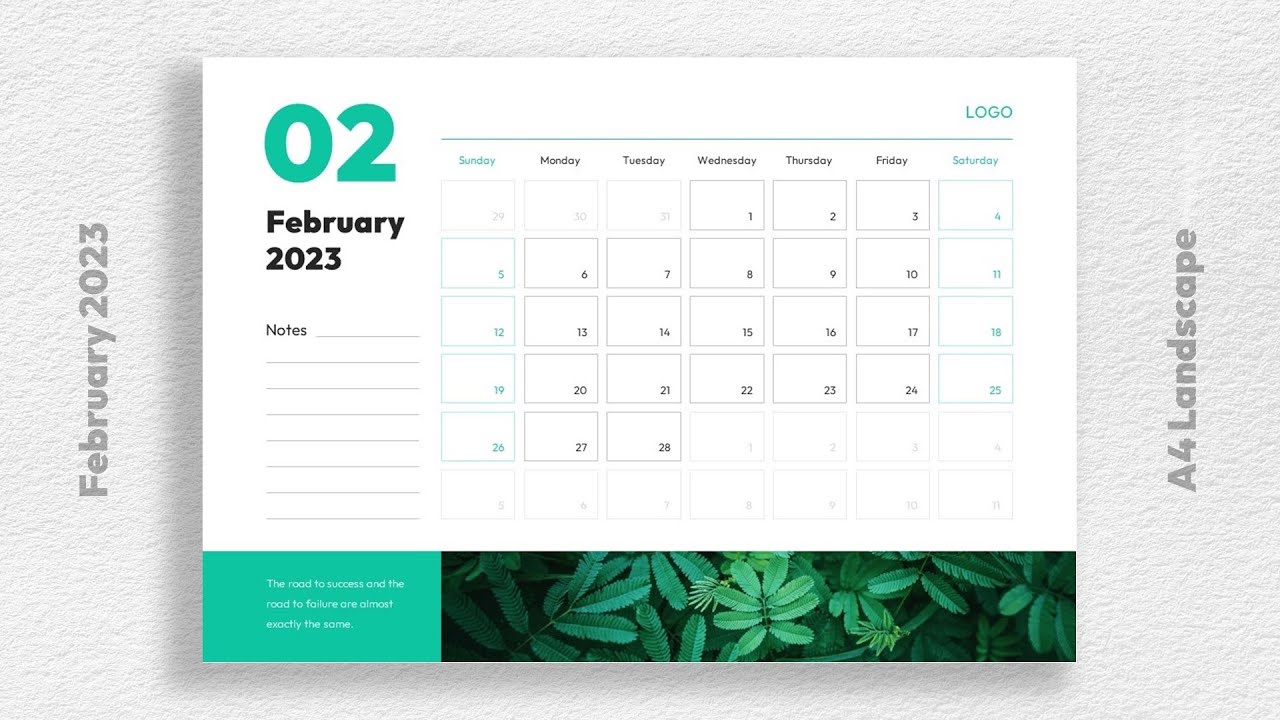 'Video thumbnail for February 2023 Calendar Printable Free Template Free Download'