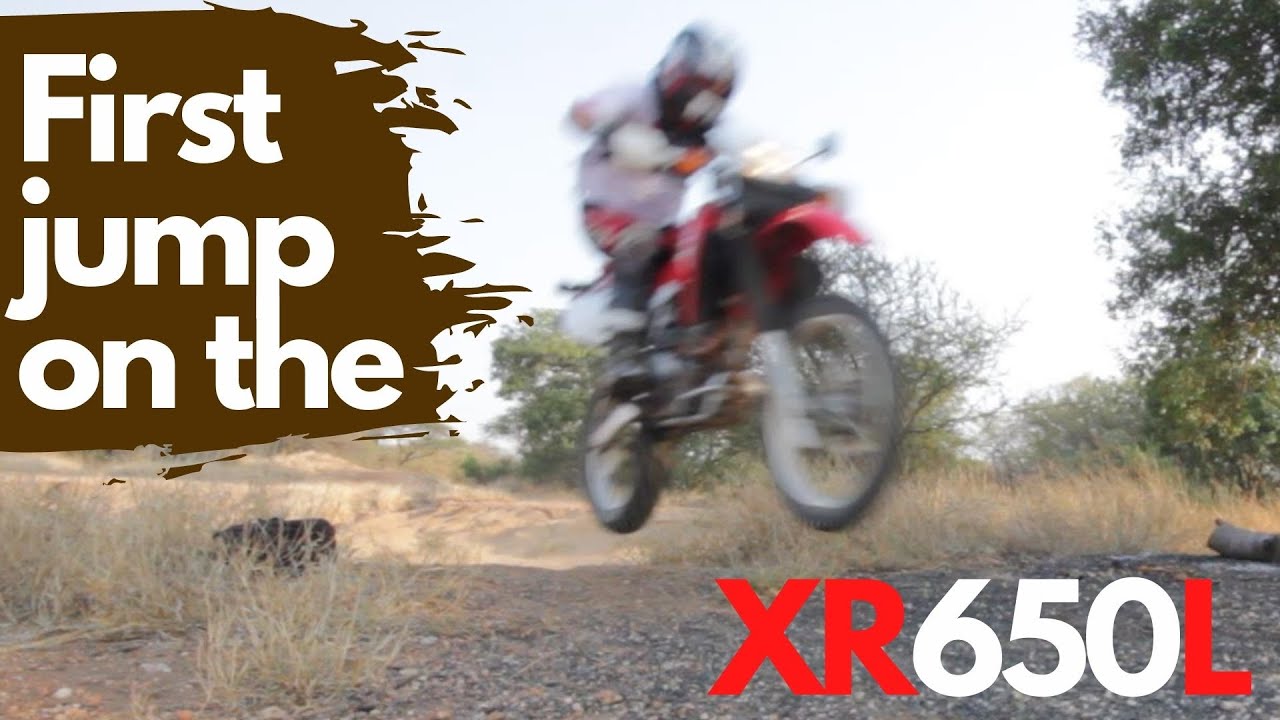 Video thumbnail for Jumping the Honda XR650L | Complete Beginner