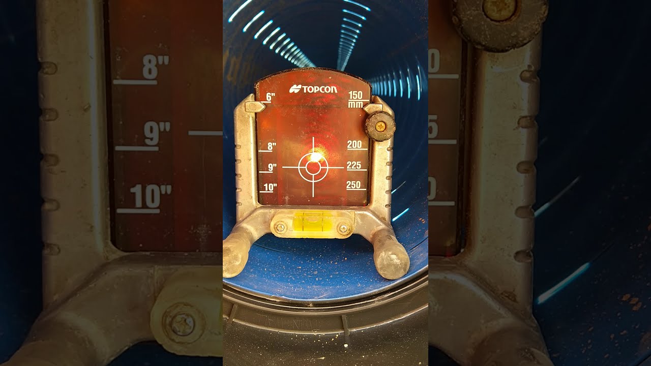 Video thumbnail for Pipe Laser Dot Dancing Around Target