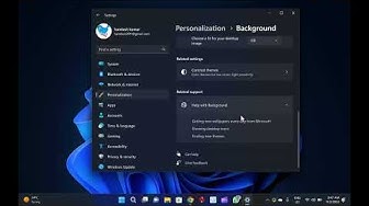 'Video thumbnail for How to Enable Wallpaper Slideshow in Windows 11'