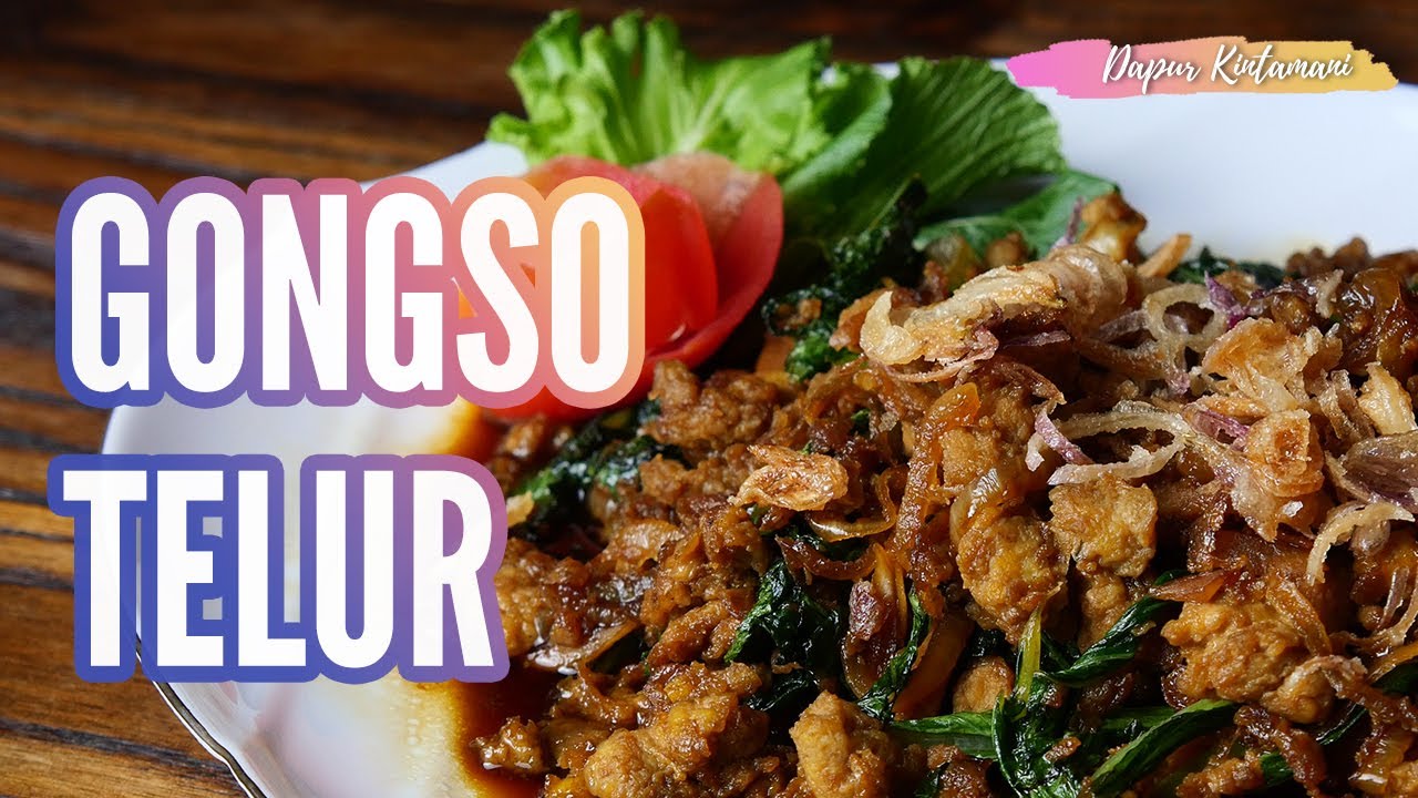 Video thumbnail for Masak Enak Gongso Telur khas Semarang Alternatif Telur Dadar