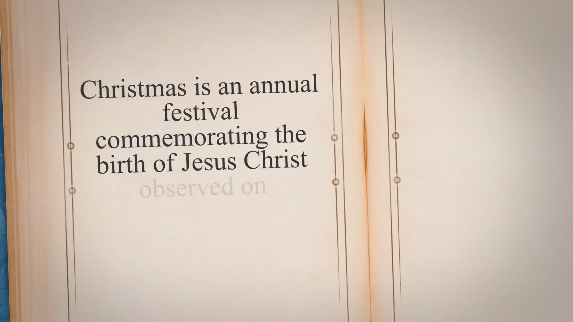 Video thumbnail for Christmas Day