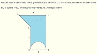 'Video thumbnail for Area of Composite Shapes'