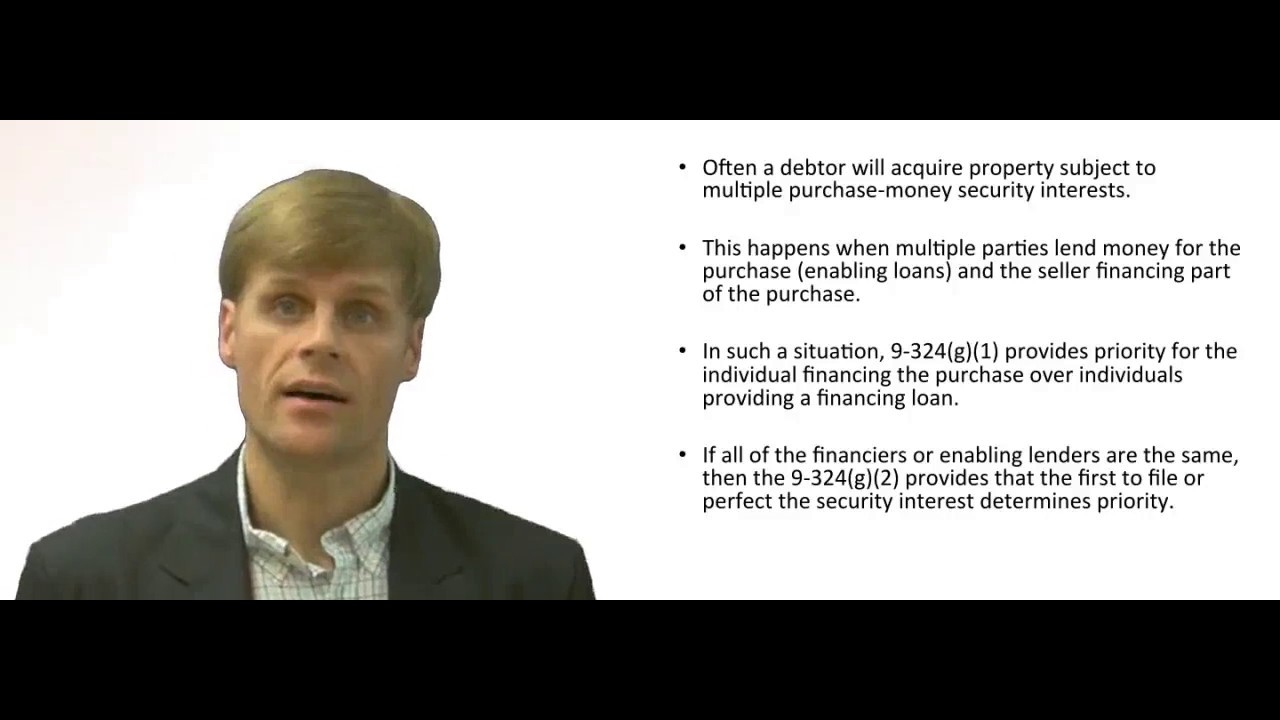 'Video thumbnail for Priority of Multiple Purchase Money Security Interests'