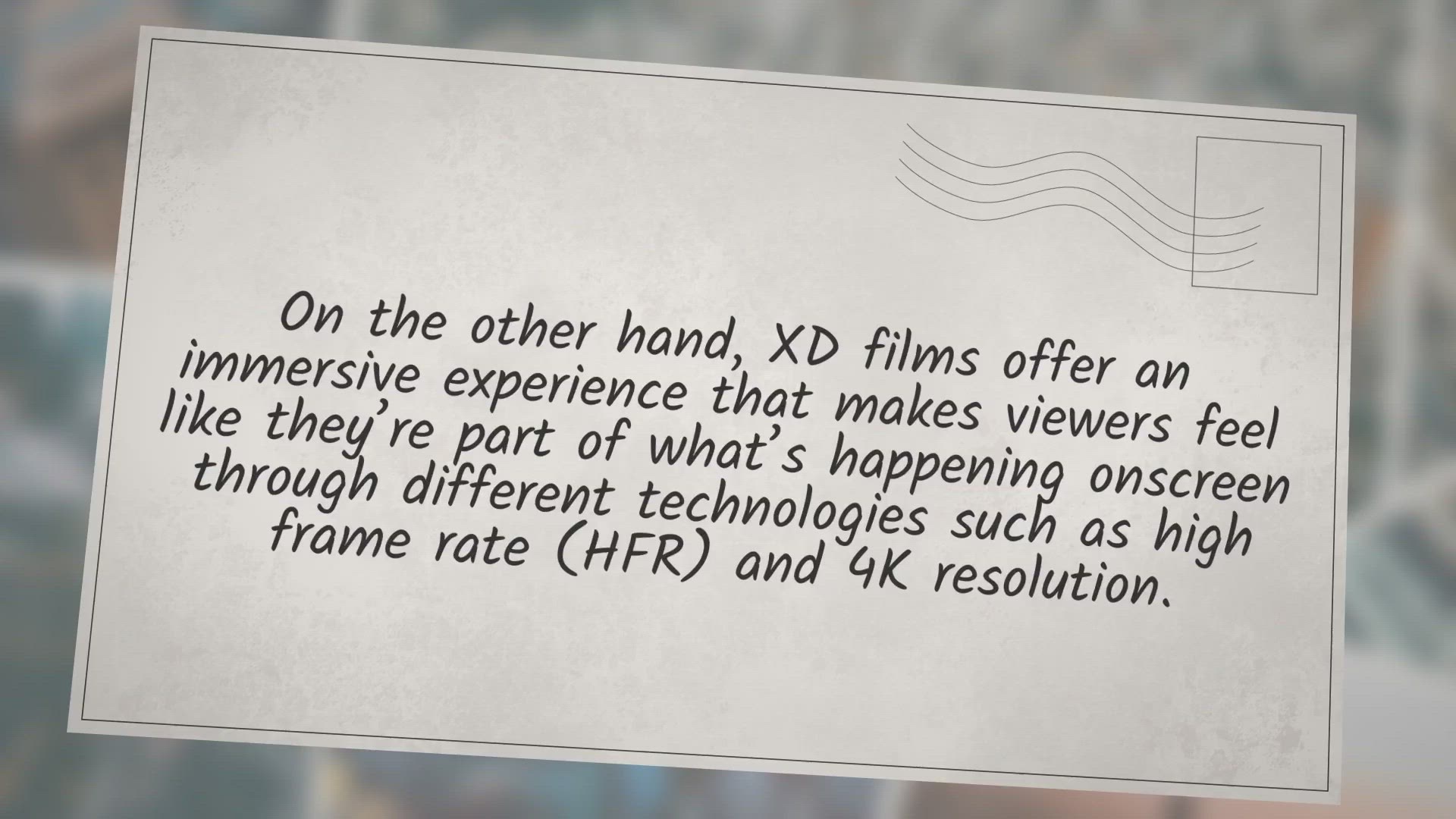 Video thumbnail for Difference Between 3d And Xd Films: Creation, View, Better