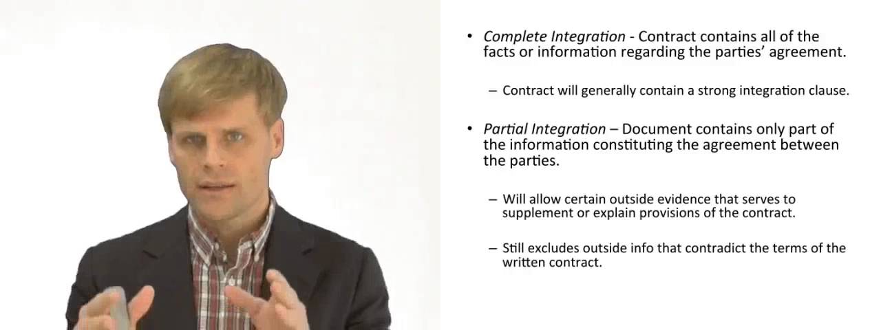 'Video thumbnail for Contract - Complete and Partial Integrations'